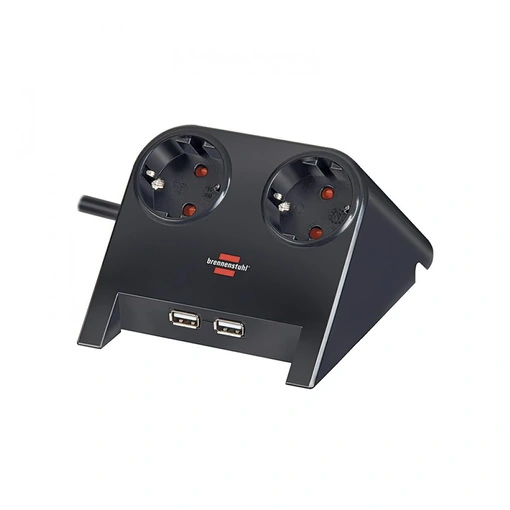 Ish stoli uzatma kabeli Brennenstuhl Desktop-Power, 2 USB 1153500222