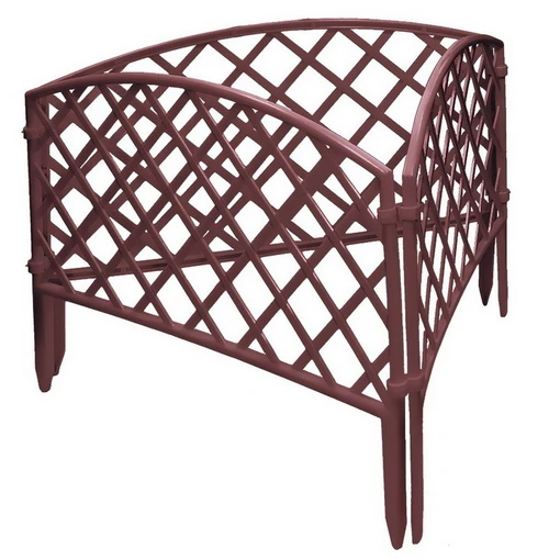 Fence Decorative Palisad Mesh, 24x320 cm, Terracotta