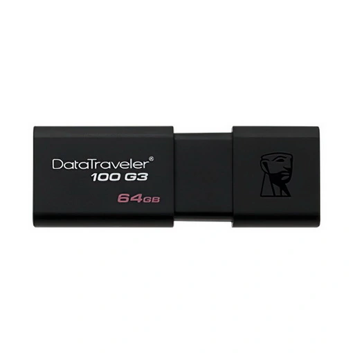 Flash Drive-Kingston Dt100g3/64gb 2-P