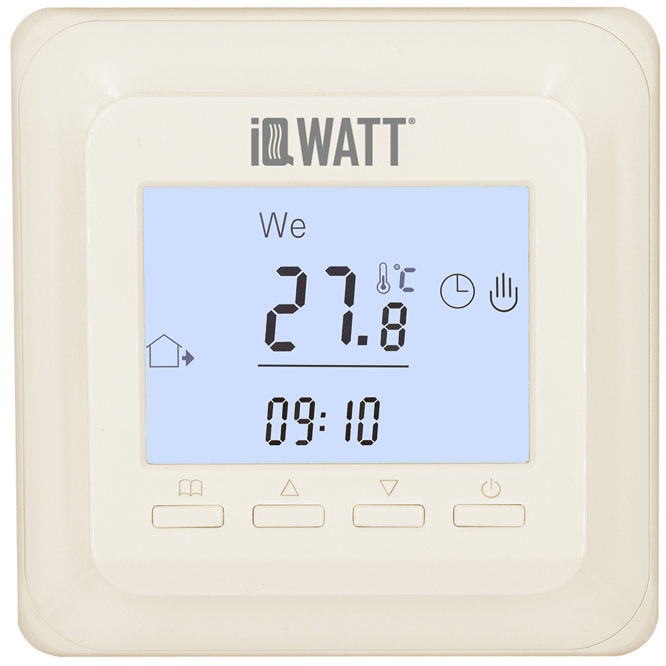 Thermostat with LCD display IQ THERMOSTAT P (ivory)