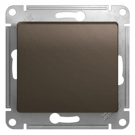 施耐德 Glossa-Switch 1键，10a 250v，巧克力色