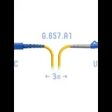 光纤跳线 LC/UPC-SC/UPC SM，3 米