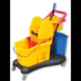 Cleaning carts in a set